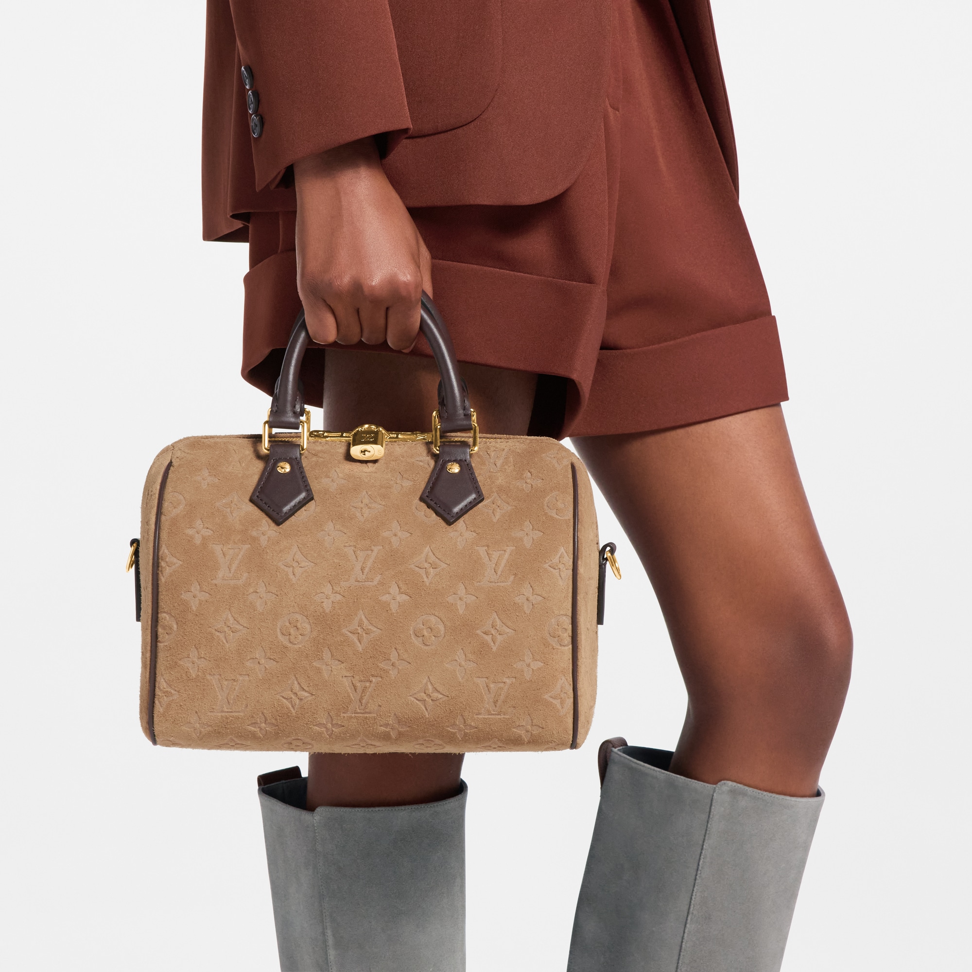 Speedy Bandoulière 25 Monogram Empreinte Leather - Women